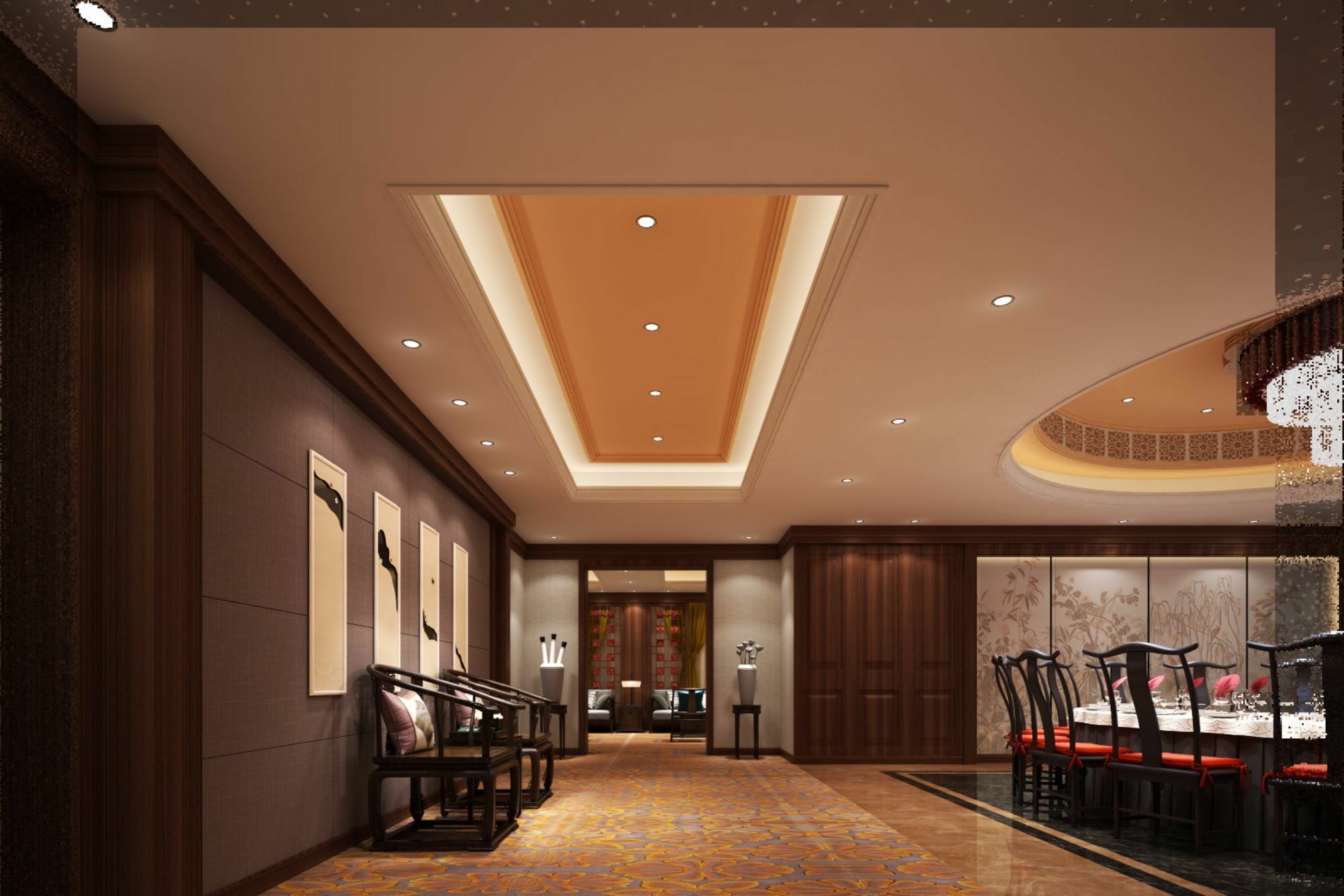 Jinan Luxury Blue Horizon Hotel Exteriör bild