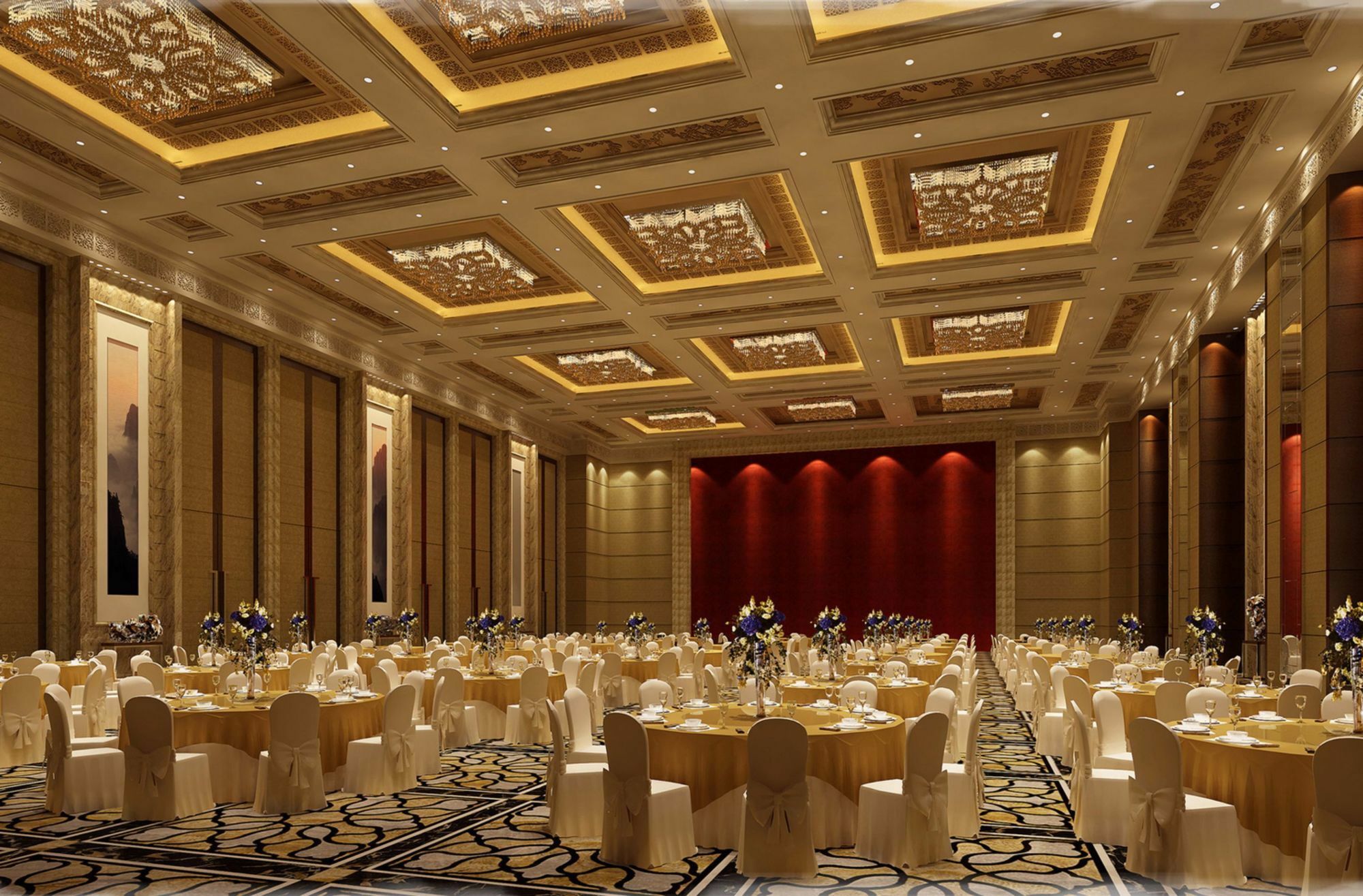 Jinan Luxury Blue Horizon Hotel Exteriör bild