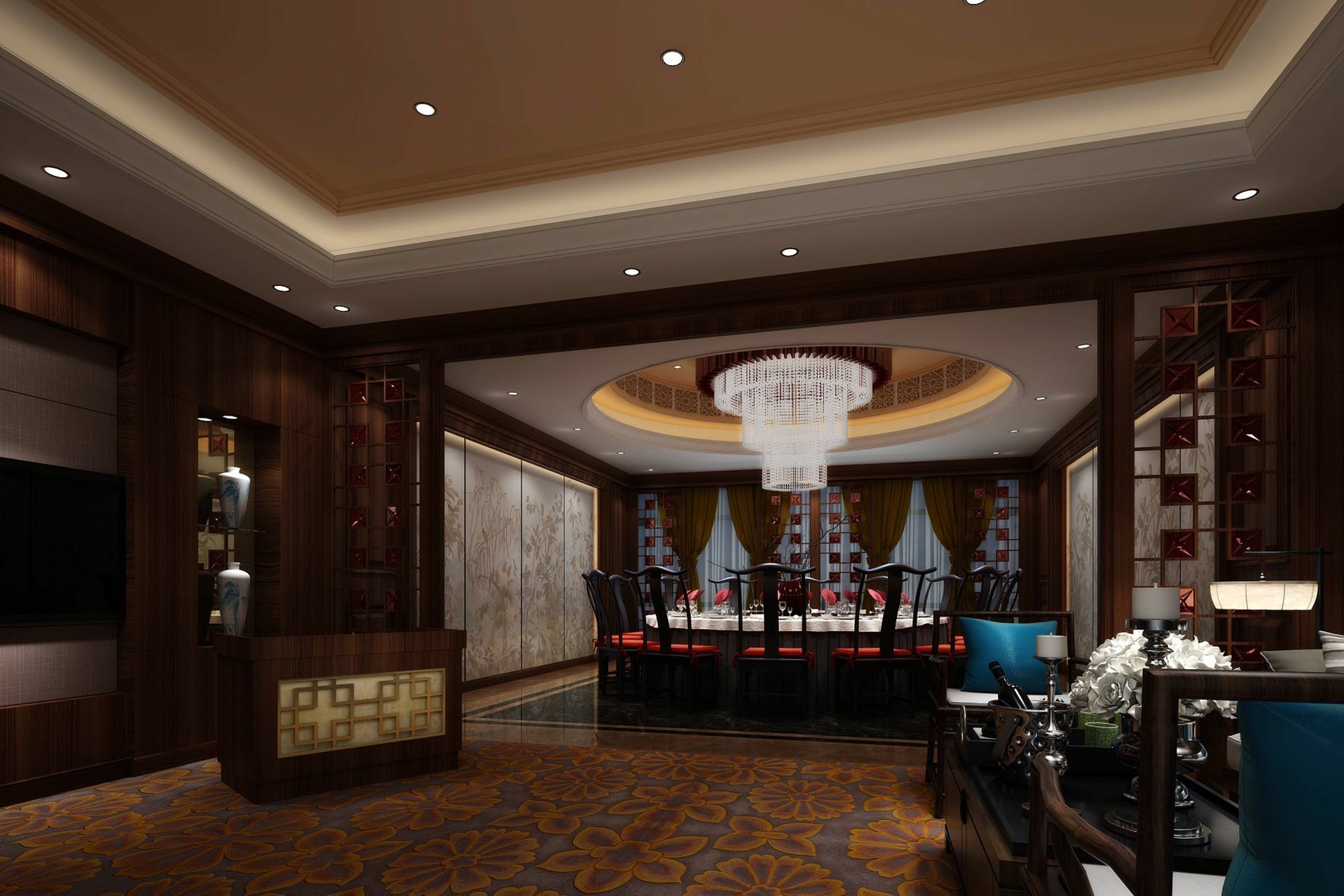 Jinan Luxury Blue Horizon Hotel Exteriör bild